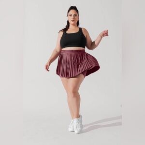 Popflex Rose Pleated Skort